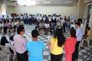 evento de presentacion de trabajos escolares
